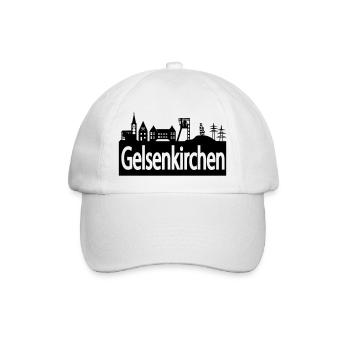 Skyline Gelsenkirchen - Baseball Cap - white/white - Front