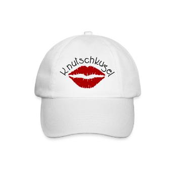 Knutschkugel - Baseballkappe - Weiß/Weiß - Vorne