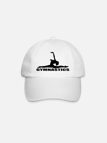 gymnastics - Baseball Cap - white/white