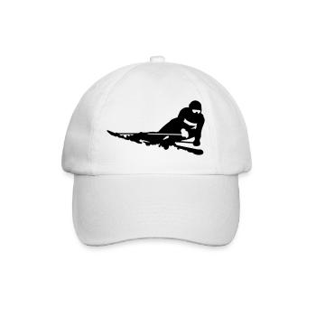 ski - Baseball Cap - white/white - Front