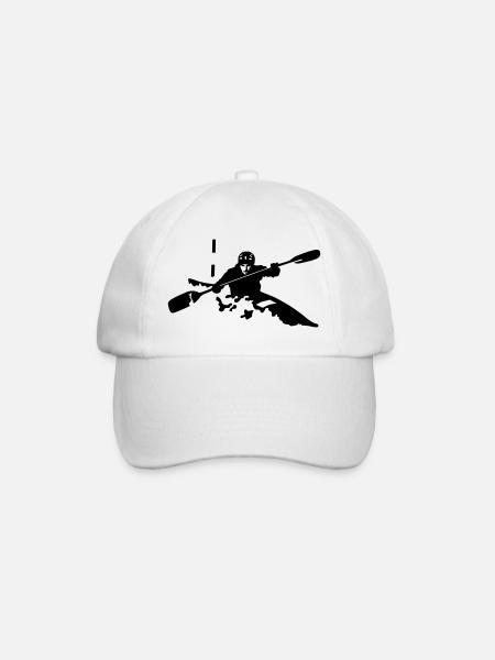kayak - Baseball Cap - white/white