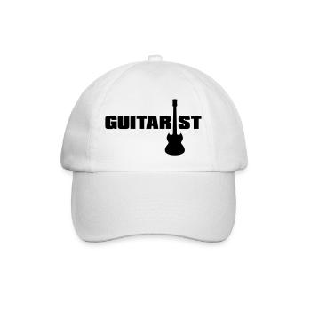 Guitarist - Baseball Cap - white/white - Front