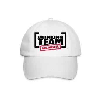 Drinking Team Member - Casquette classique - blanc/blanc - Devant