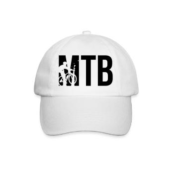MTB - Baseballkappe - Weiß/Weiß - Vorne