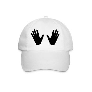 Hands - Baseball Cap - white/white - Front