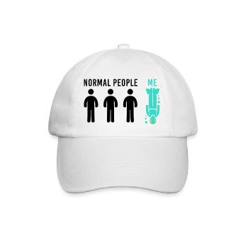 Scuba Dive Diving Diver Gift Funny saying - Baseball Cap - white/white - Front