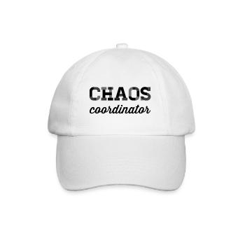 Coordinateur du Chaos – Drôle de dicto de bureau - Casquette classique - blanc/blanc - Devant