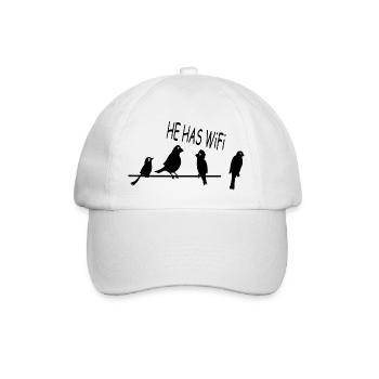 Des oiseaux drôles - Casquette classique - blanc/blanc - Devant