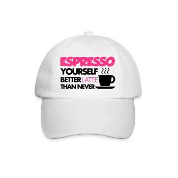 Coffee - Baseballkasket - hvid/hvid - Foran