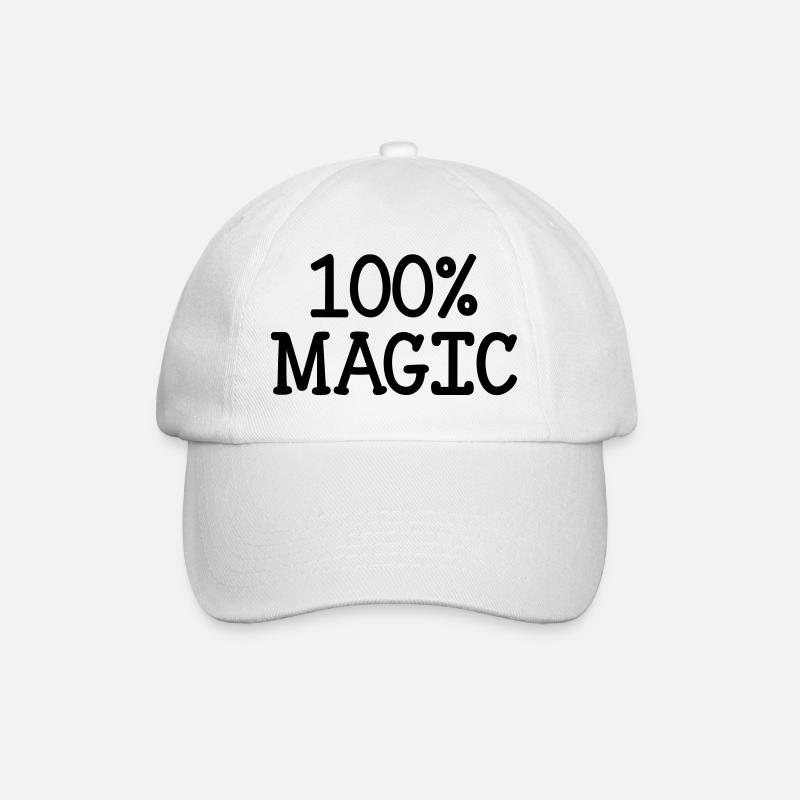100% Magic - Baseballkappe - Weiß/Weiß