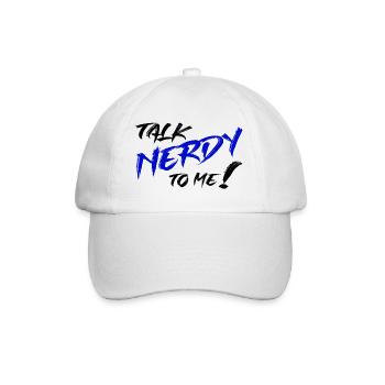 Nerd Graffiti Bleu - Casquette classique - blanc/blanc - Devant