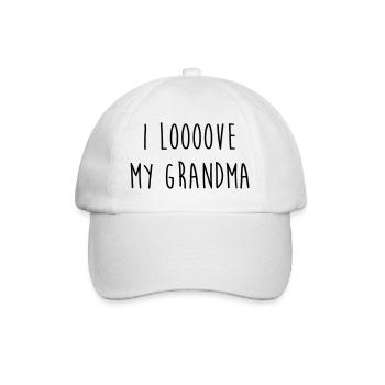 Großmütter / Oma / Mami / Großmutter / Mamy - Baseballkappe - Weiß/Weiß - Vorne
