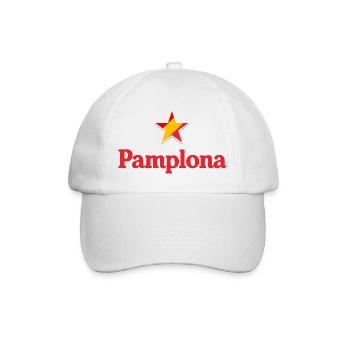 Stars von Spanien - Pamplona - Baseballkappe - Weiß/Weiß - Vorne