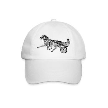 trotter - Casquette classique - blanc/blanc - Devant