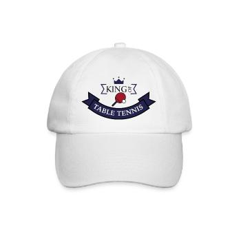 Cadeau drôle pour les joueurs de tennis de table - Casquette classique - blanc/blanc - Devant