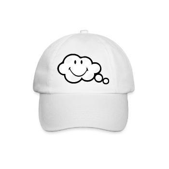 Smiley Think Bubble - Casquette classique - blanc/blanc - Devant