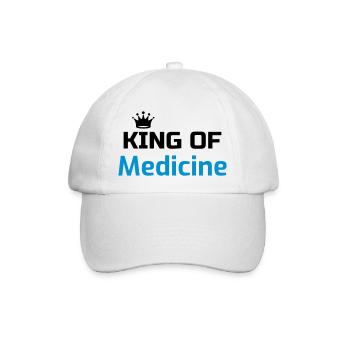 Arzt / Medizin / Ärztin / doctor - Baseballkappe - Weiß/Weiß - Vorne