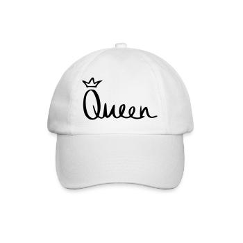 Queen - Baseball Cap - white/white - Front