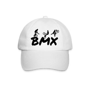 BMX - Baseballkappe - Weiß/Weiß - Vorne