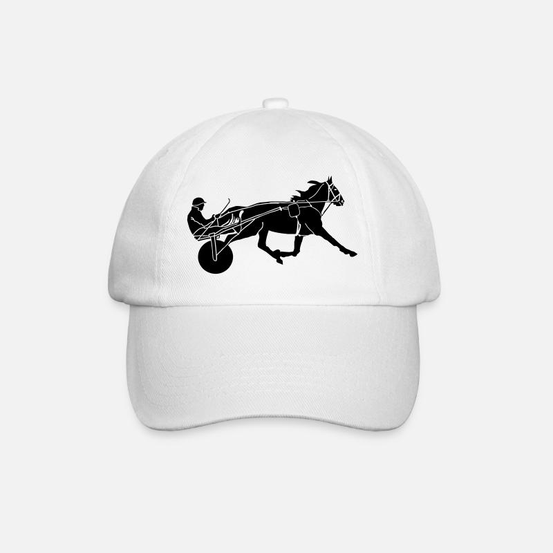 Course équestre - Casquette classique - blanc/blanc