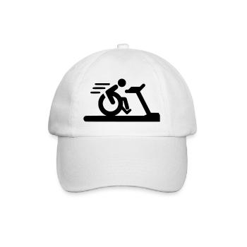 Fitness en fauteuil roulant # - Casquette classique - blanc/blanc - Devant