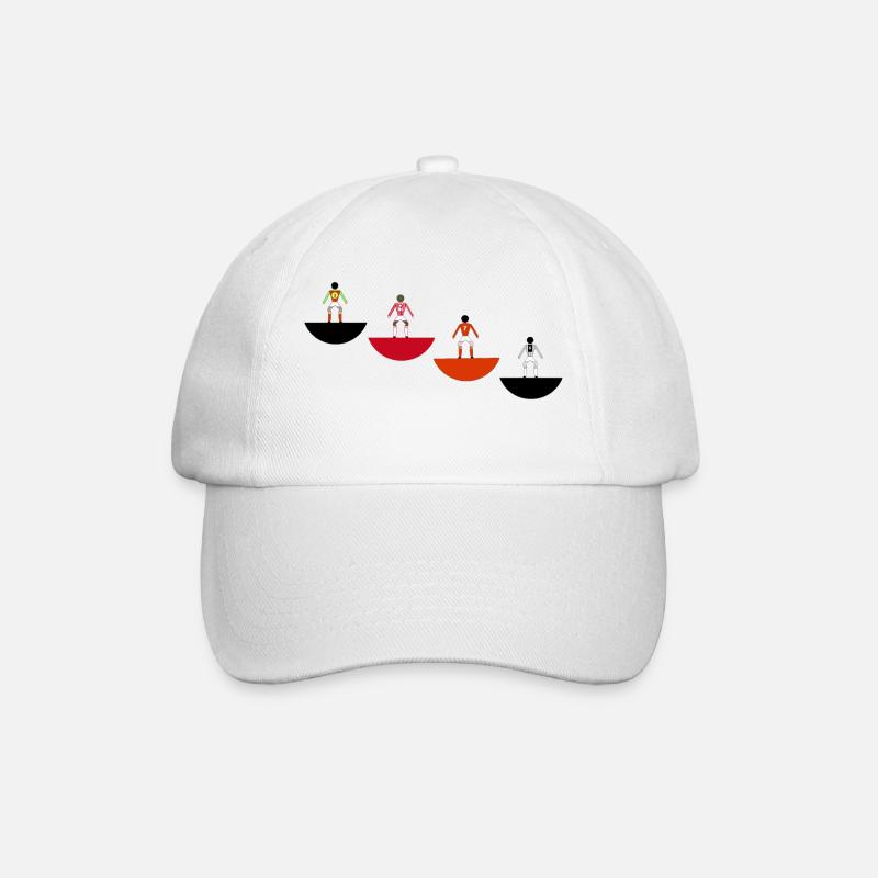 1976 subbuteo - Baseball Cap - white/white
