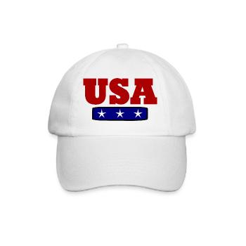 United States - Baseball Cap - white/white - Front