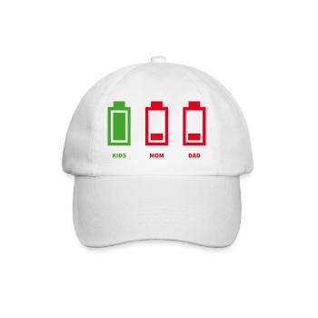 Trio Family Drum - Baseball Cap - white/white - Front