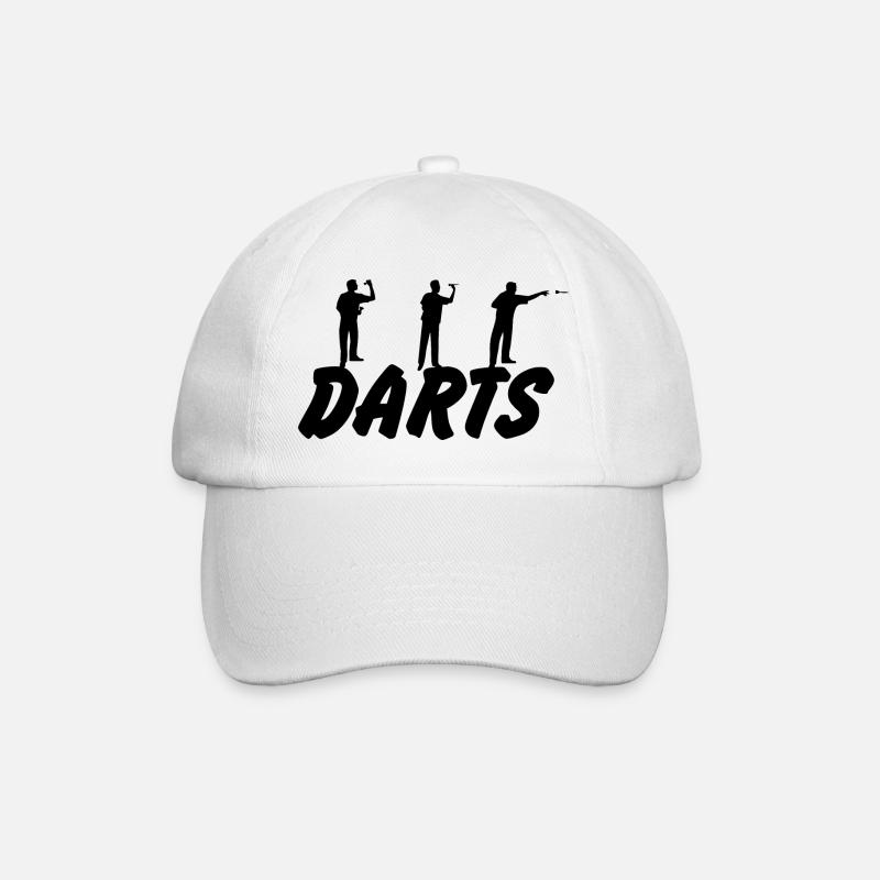 Darts Dart - Baseballkappe - Weiß/Weiß