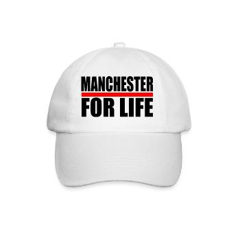 Manchester - Casquette classique - blanc/blanc - Devant