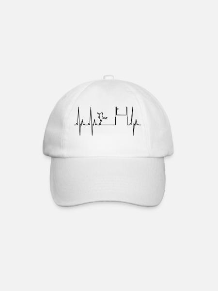Électrocardiogramme Rugby - Casquette classique - blanc/blanc