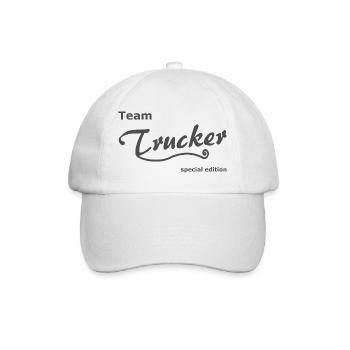 Trucker team - Baseball Cap - white/white - Front