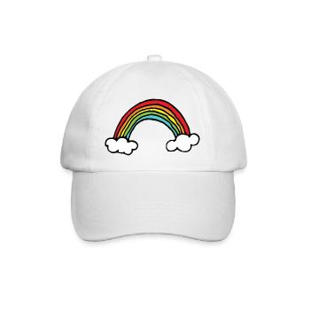 lgbt - Baseballkappe - Weiß/Weiß - Vorne