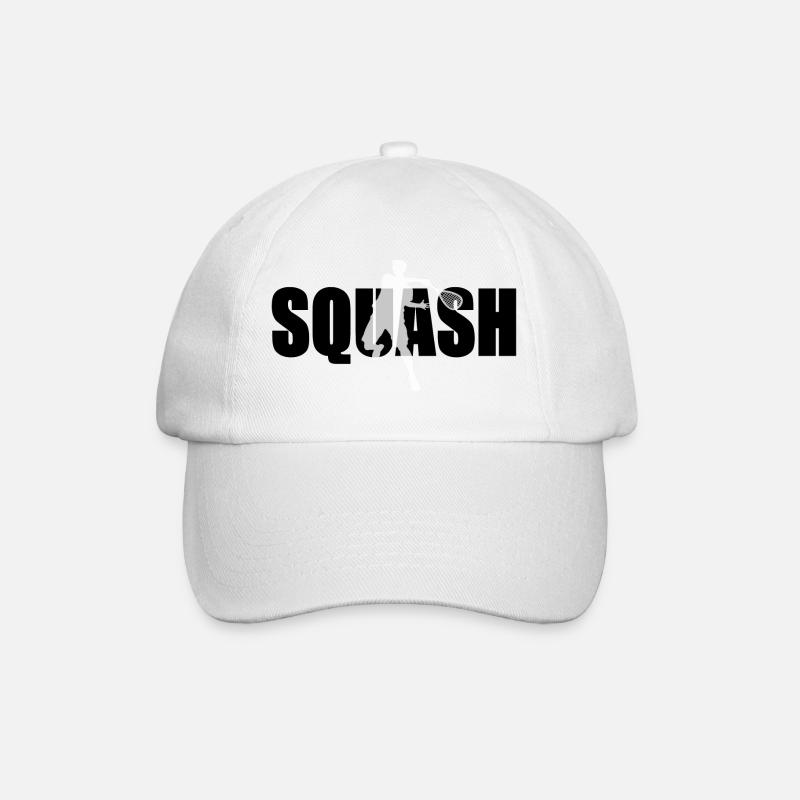 Squash - Baseballkappe - Weiß/Weiß