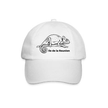 La Reunion  - Casquette classique - blanc/blanc - Devant