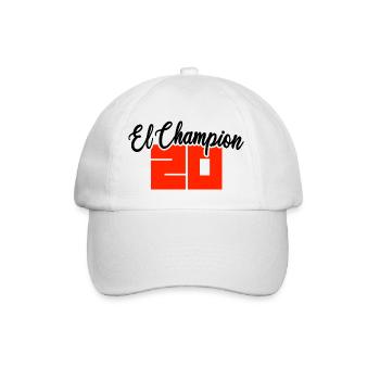 20 El Champion Moto Motorsport - Baseball Cap - white/white - Front
