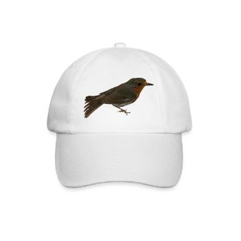 Robin - Baseball Cap - white/white - Front
