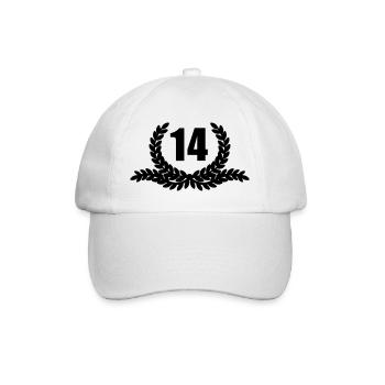 Lauwerkrans 14 ANS - Casquette classique - blanc/blanc - Devant