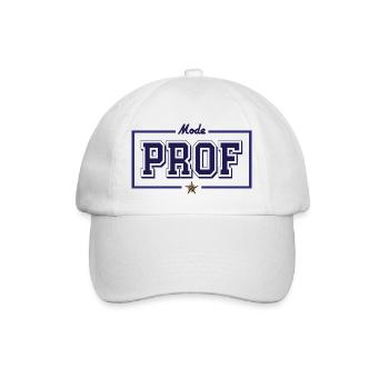 Mode prof - Casquette classique - blanc/blanc - Devant