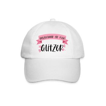 Katze Haustier Katzenhaar Katzen Geschenk - Baseballkappe - Weiß/Weiß - Vorne