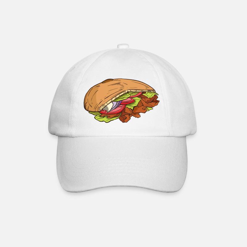 Doner kebab - Casquette classique - blanc/blanc