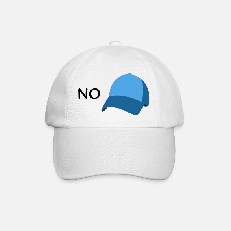 no cap - Baseballkappe - Weiß/Weiß