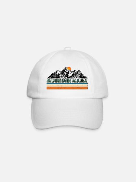 Berg Mama - Baseballkappe - Weiß/Weiß