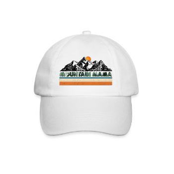 Berg Mama - Baseballkappe - Weiß/Weiß - Vorne