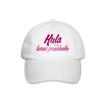 Hula is my hana punahele - Baseballkappe - Weiß/Weiß - Vorne