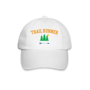 Coureur de sentier - Casquette classique - blanc/blanc - Devant