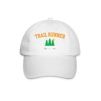 Coureur de sentier - Casquette classique - blanc/blanc - Devant