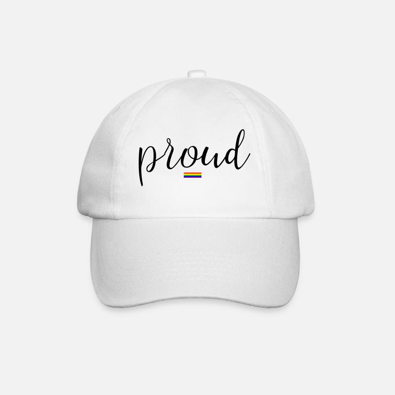 PROUD - Casquette classique - blanc/blanc