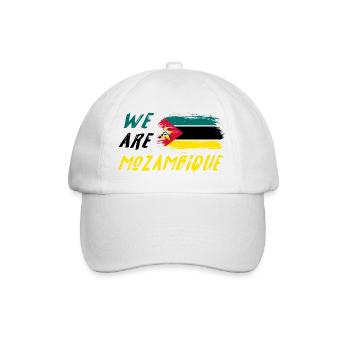We are Mozambique - Baseball Cap - white/white - Front