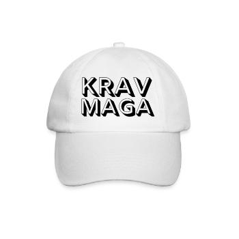 Krav Maga, Self Defense, Self Defense - Baseball Cap - white/white - Front